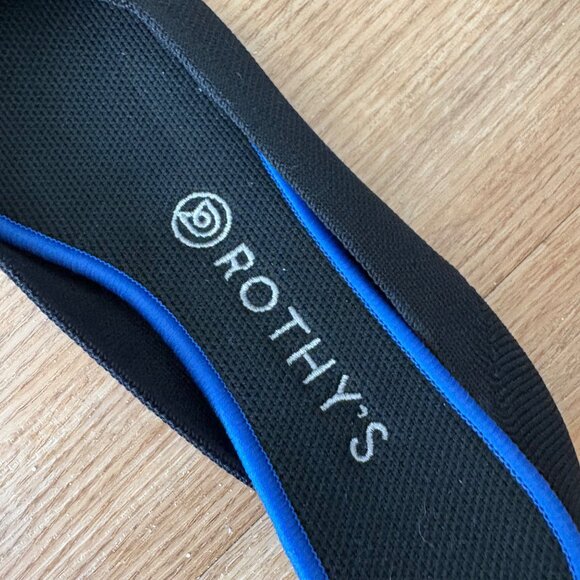 Rothy’s The Point Knit Ballet Flat Shoes Black Women’s Size 9.5 - Picture 6 of 8